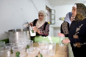 Preparazione del formaggio, Palestina. Credits Alberto Conti/OxfamItalia