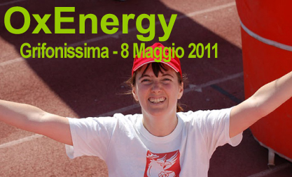 Maria raggiante taglia il traguardo!