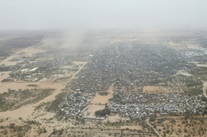 Kenya. Veduta aerea di Dadaab, i più grande campo profughi del mondo. Credits: Oxfam Kenya. Veduta aerea di Dadaab, i più grande campo profughi del mondo. Credits: Oxfam