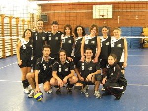 Una delle squadre DreamItalvolley schierata a fianco di Oxfam Italia!