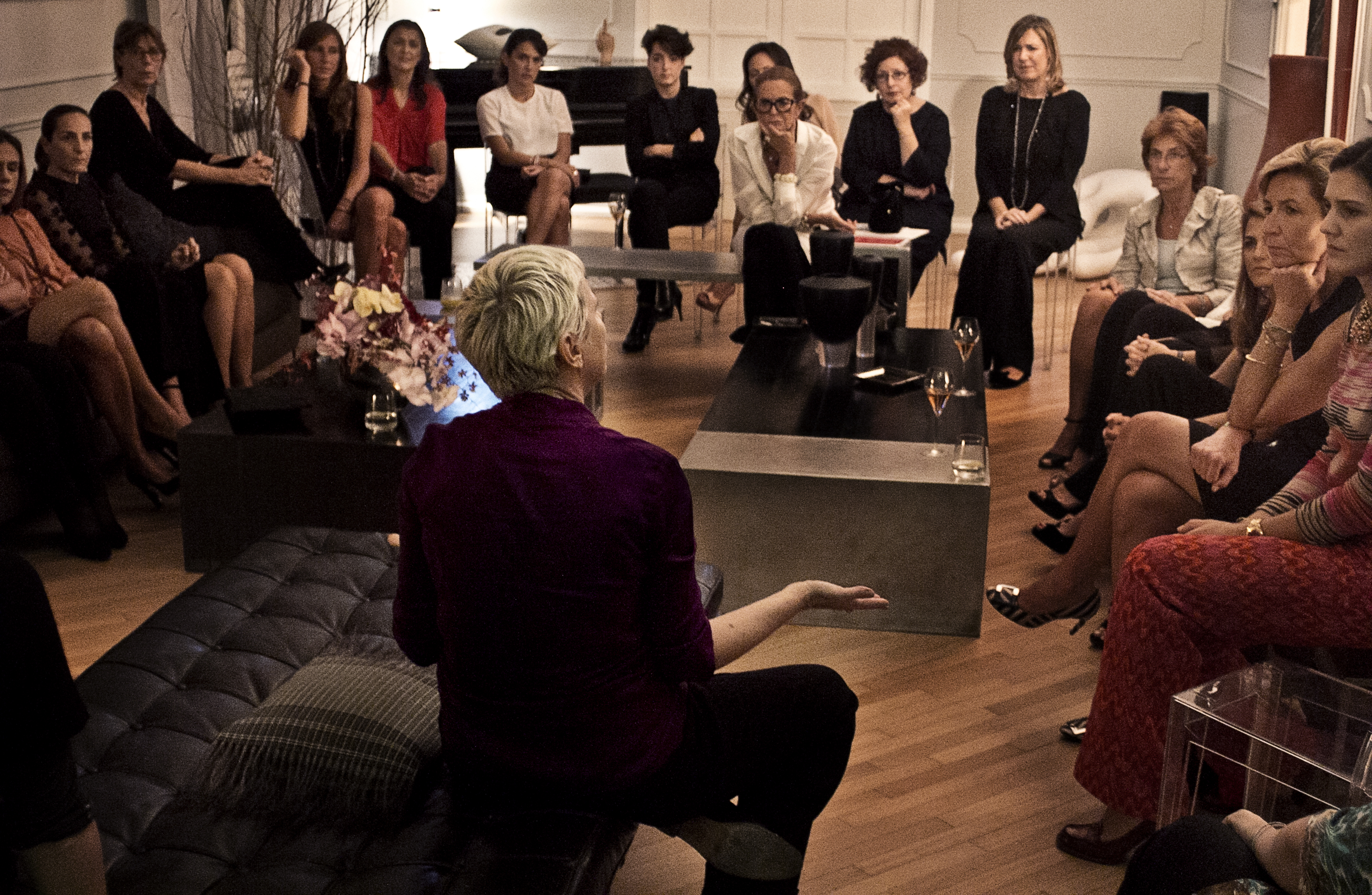 Un momento della cena di The Circle tenutasi a Milano lo scorso dicembre. Credits: Ilaria Lenzi Un momento della cena di The Circle tenutasi a dicembre. Credits: Ilaria Lenzi