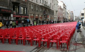 L'iniziativa per la commemorazione dei 20 anni dell'assedio di Sarajevo. 