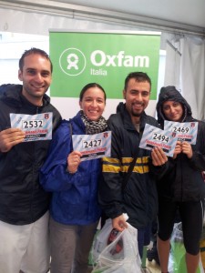 Alcuni partecipanti della scorsa edizione, coraggiosi sostenitori di Oxfam Italia 