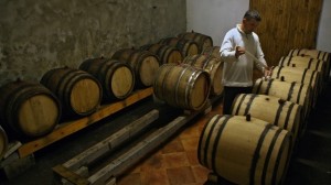 Josip in his cellar. Credits: Oxfam Italia Josip nella sua cantina