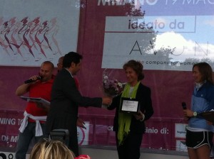 Maurizia Iachino vincitrice del premio "Donna città" di Milano