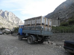 Albania, delivery of new stoves Albania, delivery of new stoves