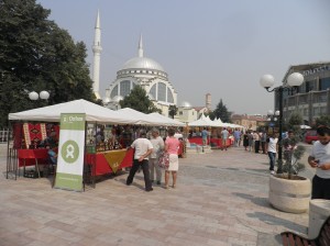 Streetfair in Albania