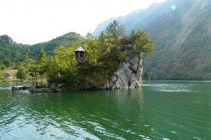 Bosnia and Herzegovina, Zepa - picnic spot on Drina lake Bosnia and Herzegovina, Zepa - picnic spot on Drina lake