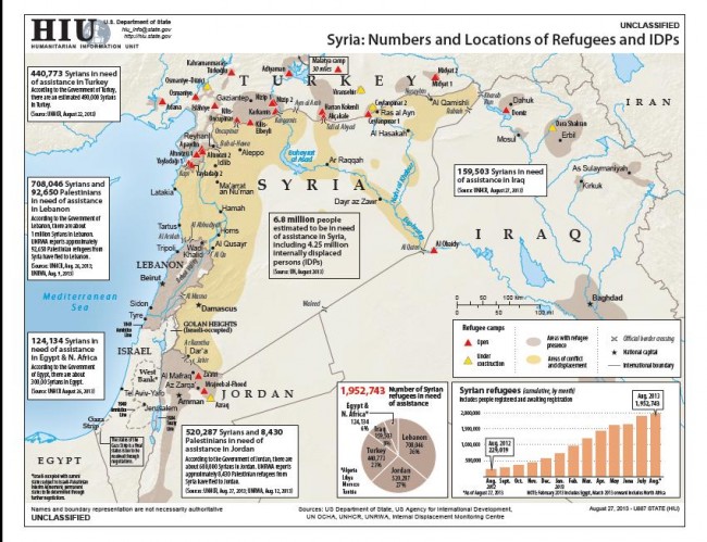 Mappa Siria Agosto13
