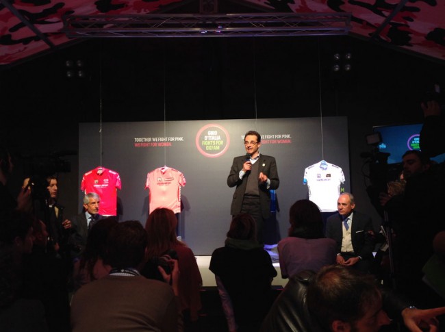Presentazione Partnership Giro d'Italia 2014
