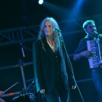 Patti Smith durante la performance