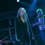 Patti Smith durante la performance Patti Smith durante la performance