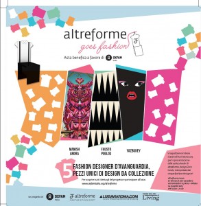 Asta Altreforme per Oxfam Italia