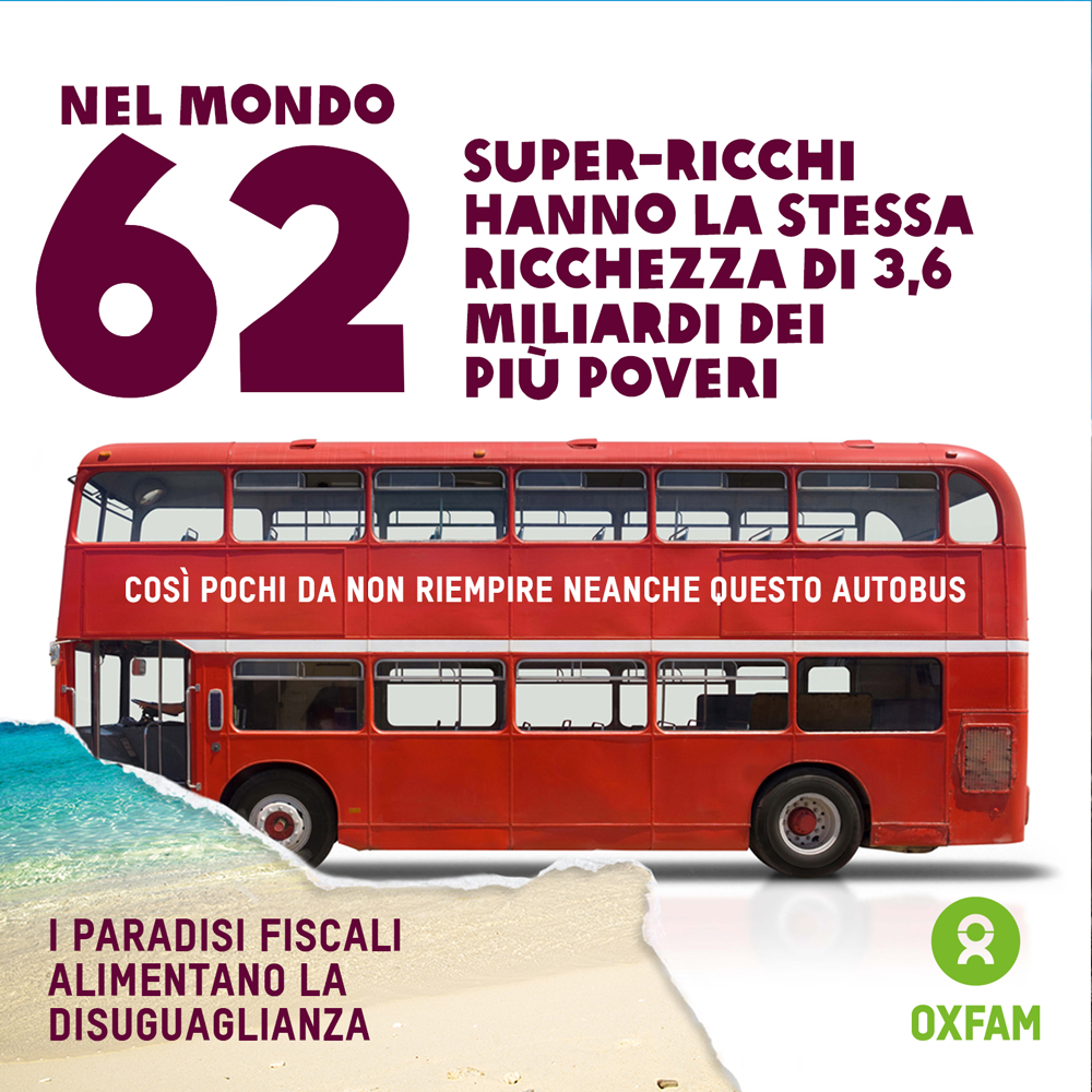 Sfida l'ingiustizia, di' basta ai paradisi fiscali