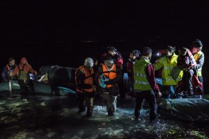 Sbarco a Lesbo, Grecia - credit Pablo Tosco