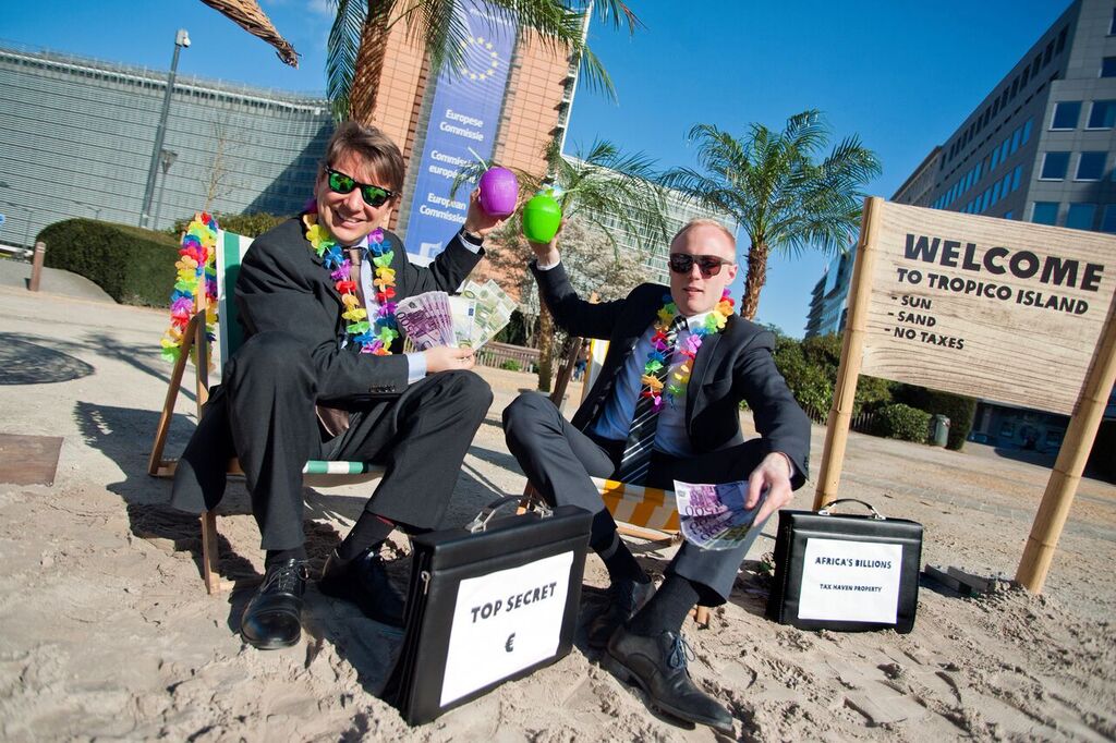 Stunt Oxfam a Bruxelles 