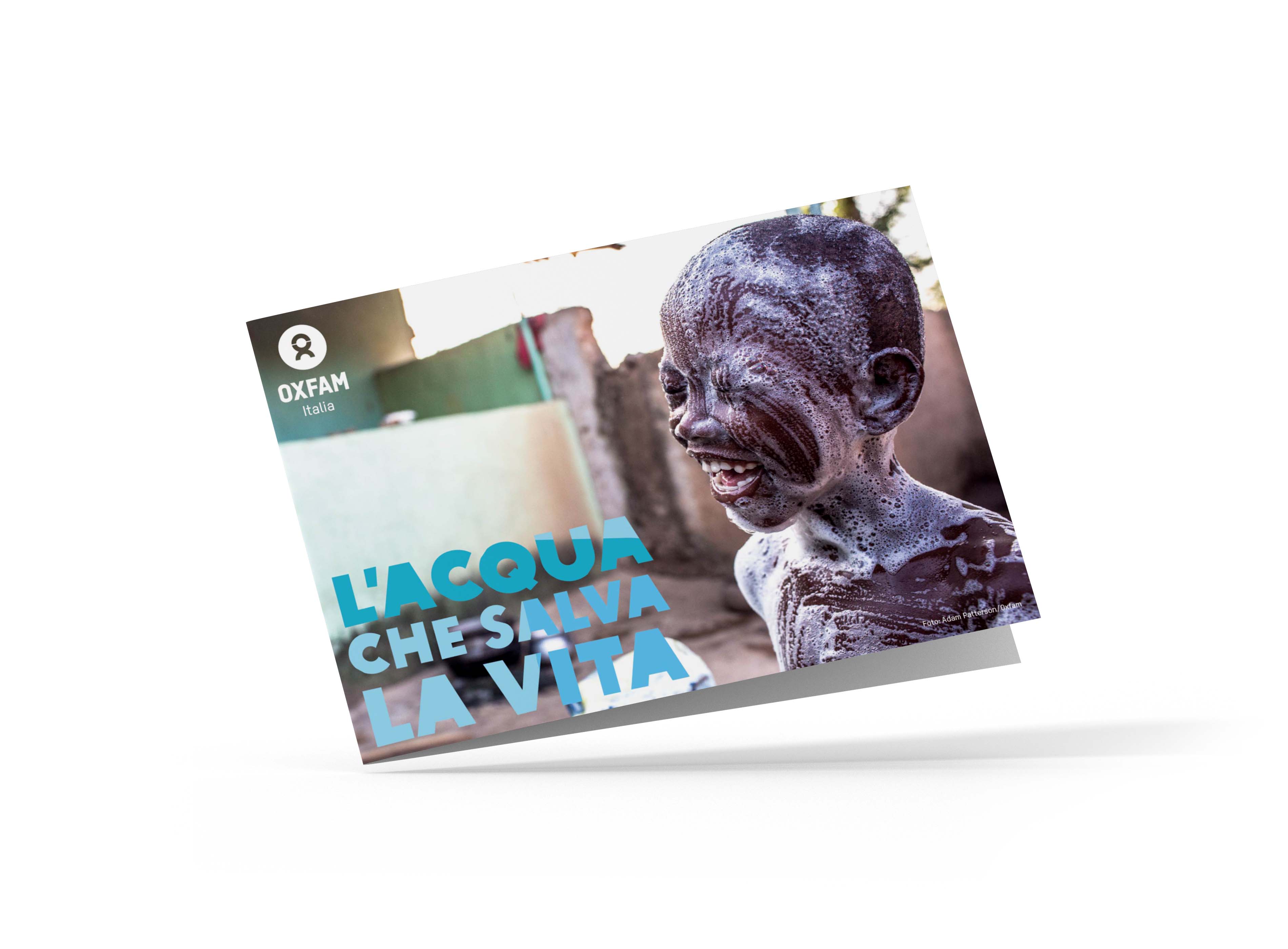 Biglietto Acqua e sapone per portare acqua e igiene nelle emergenze