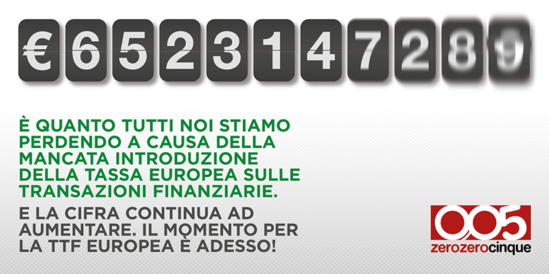 In Italia grazie alla Tassa europea sulle transazioni finanziarie si potrebbero generare entrate erariali tra i 3 e i 6 miliardi di euro all'anno.