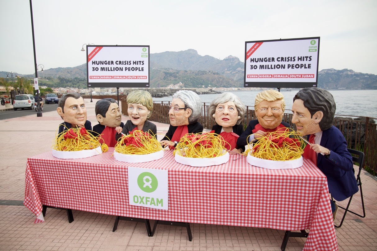 I leader del G7 “banchettano” mentre 30 milioni di persone sono minacciate dalla fame