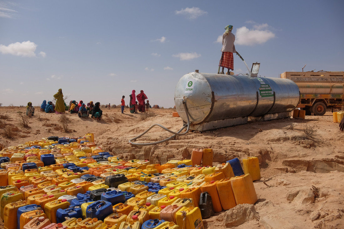 Distribuzione d'acqua in Somaliland