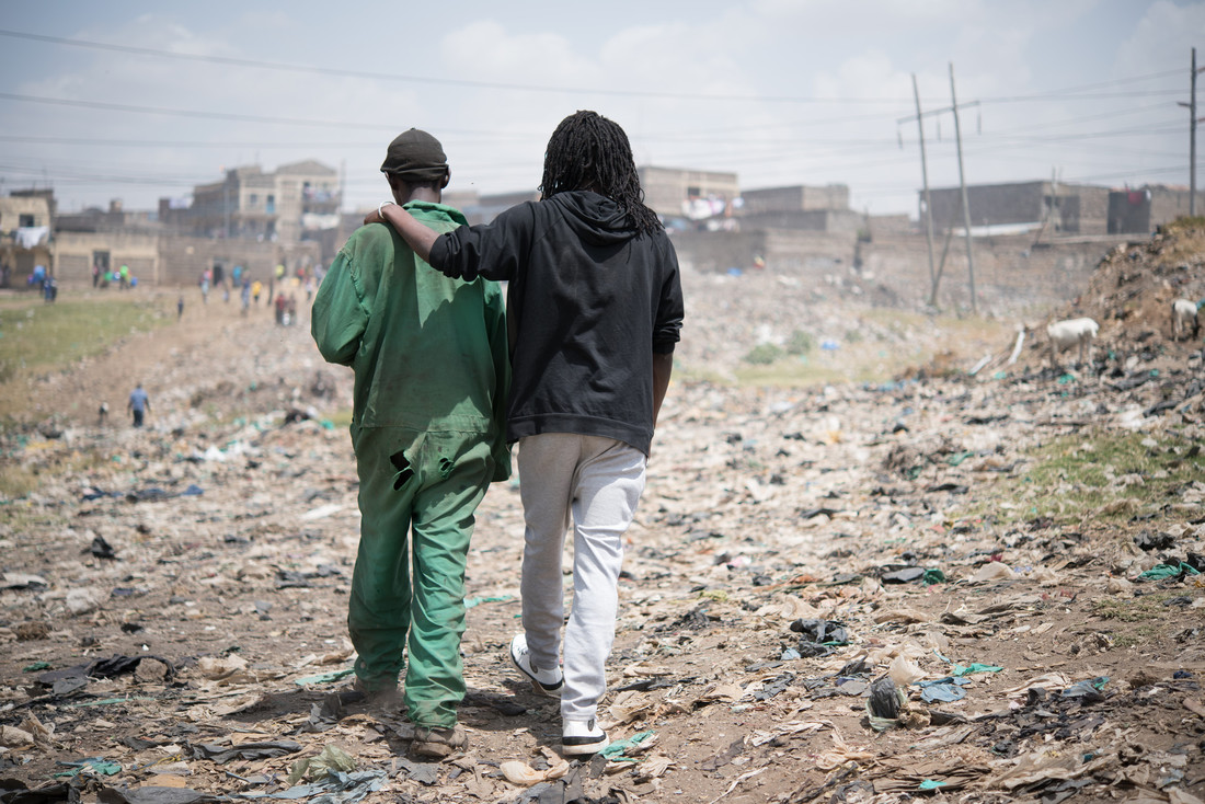 Una discarica a Nairobi