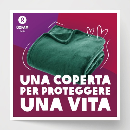 Una coperta per proteggere una vita