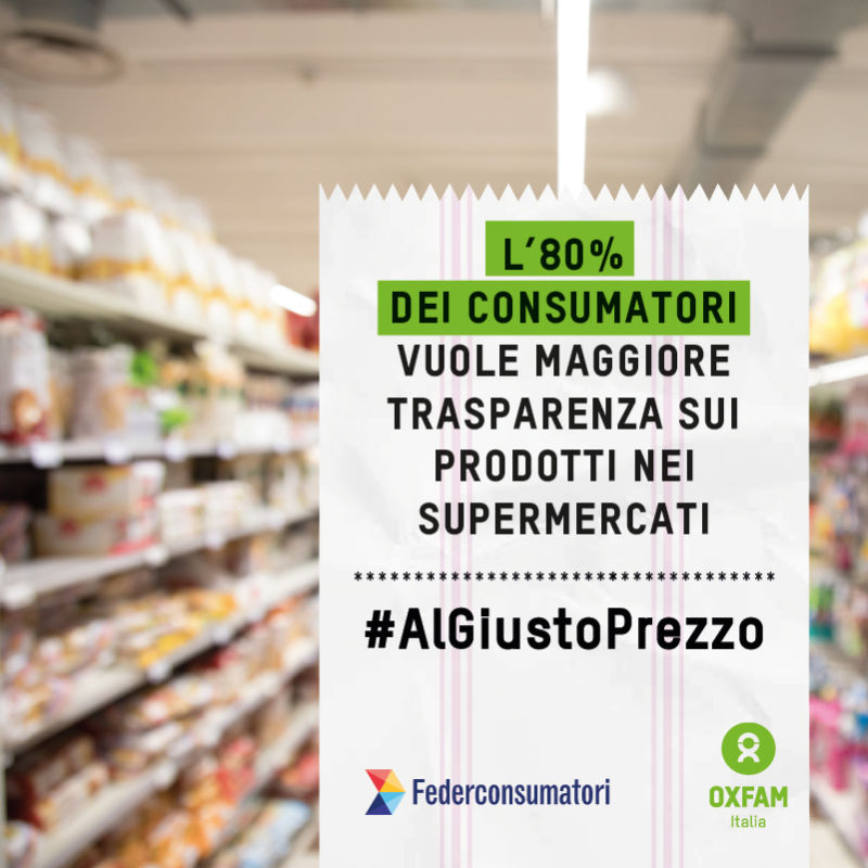 L’80% dei consumatori vuole maggiore trasparenza sui prodotti nei supermercati