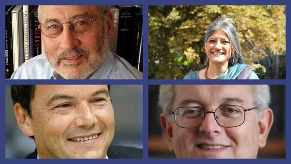 Joseph E. Stiglitz, Thomas Piketty, Jayati Ghosh e José Antonio Ocampo