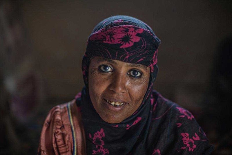 Adesso Samiha ha acqua sicura per bere, per cucinare, lavarci Samiha adesso può bere acqua sicura