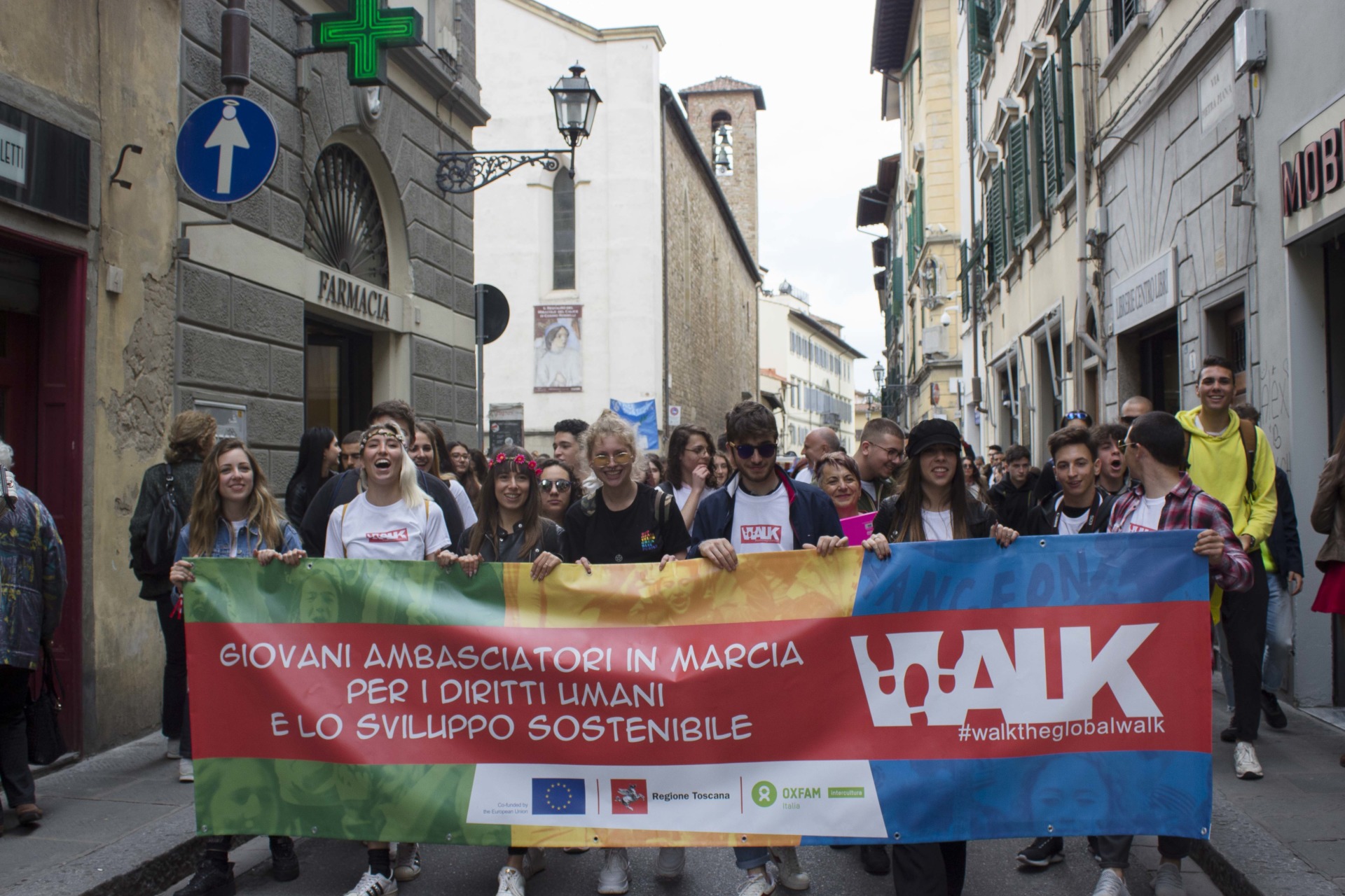 Firenze. Marcia Globale per i Diritti Umani. Foto: Chiara Sinatti