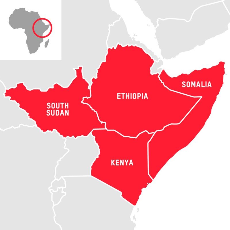 Africa Orientale mappa
