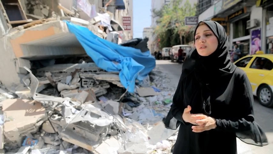 A Gaza, Ahlam vuole ricostruire il suo negozio distrutto dai bombardamenti di maggio