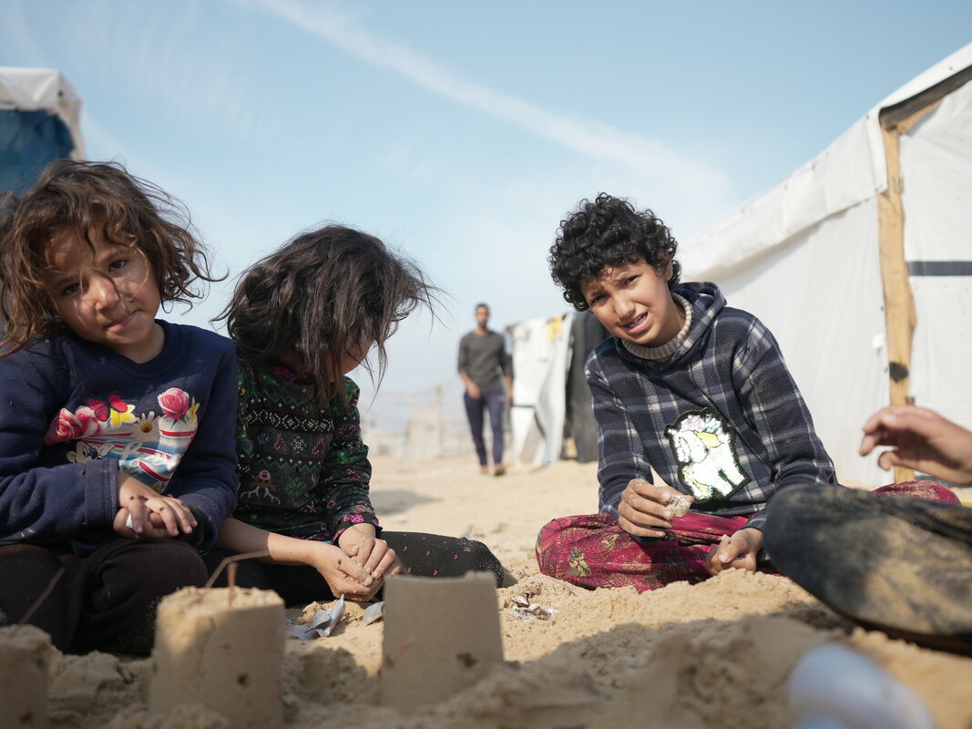 Più del 70% delle vittime a Gaza sono donne e bambini. Foto: Alef Multimedia/Oxfam 
