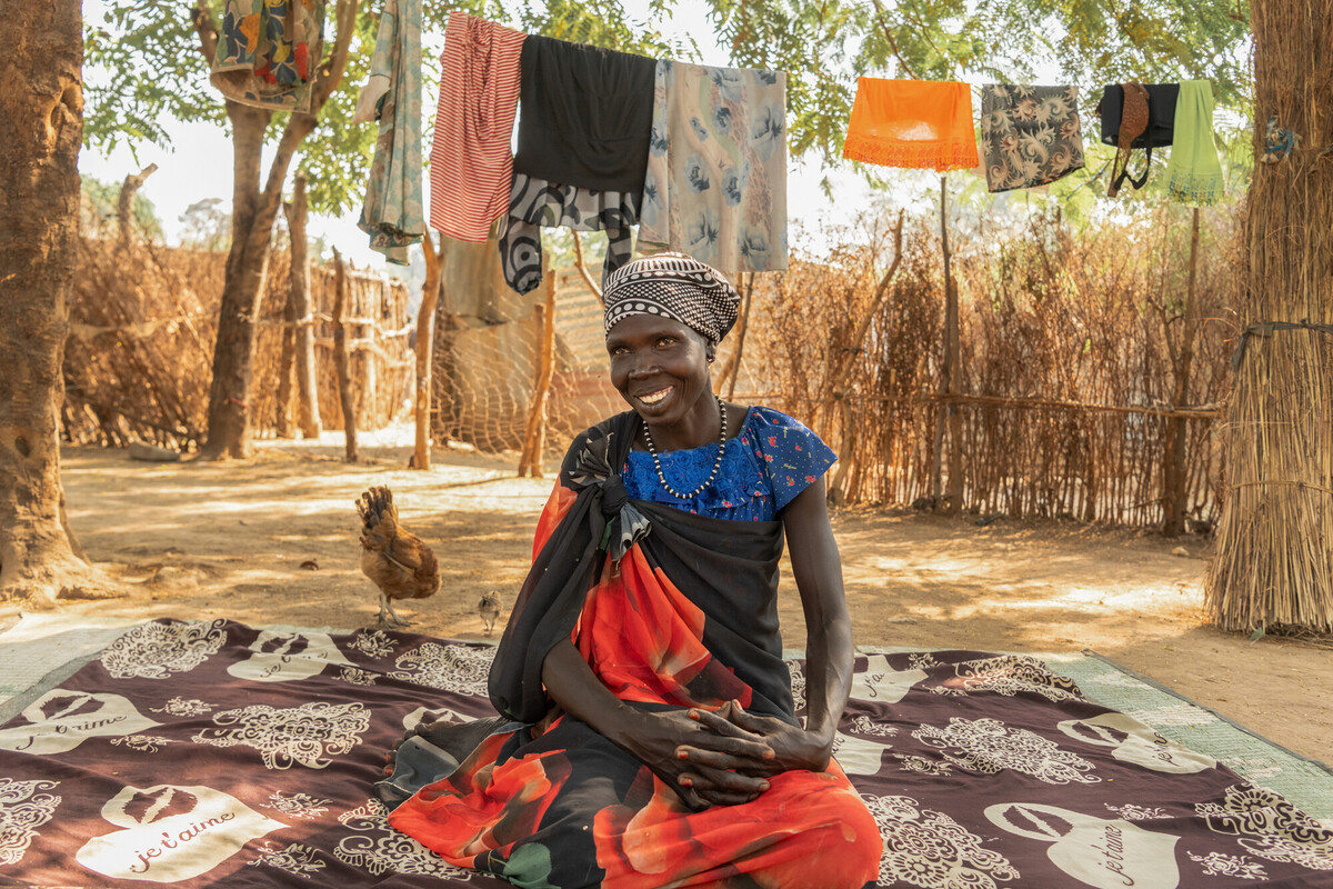 Nyhtuk Hukuch, 34 anni, dal campo profughi di Kule, nel Sudan del Sud, Gambella.