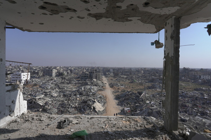 Distruzione della città di Rafah. Alef Multimedia Company/Oxfam