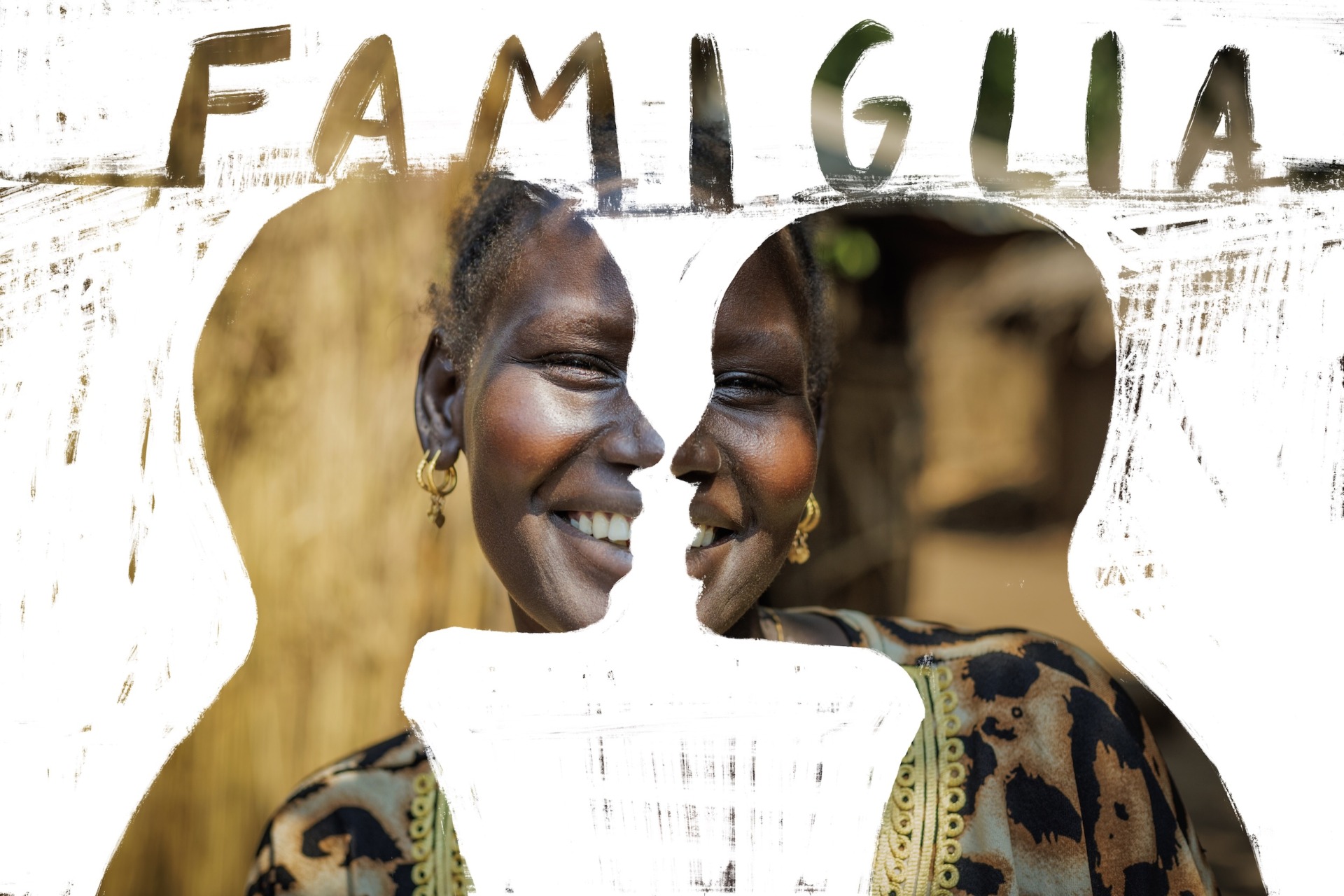 Un ritratto di Ngakutoth Biel, 29 anni nell'insediamento per sfollati sudsudanesi a Gambella, Etiopia. Credit: Oxfam/Petterik Wiggers. Illustrazione: Francesco Chiacchio
