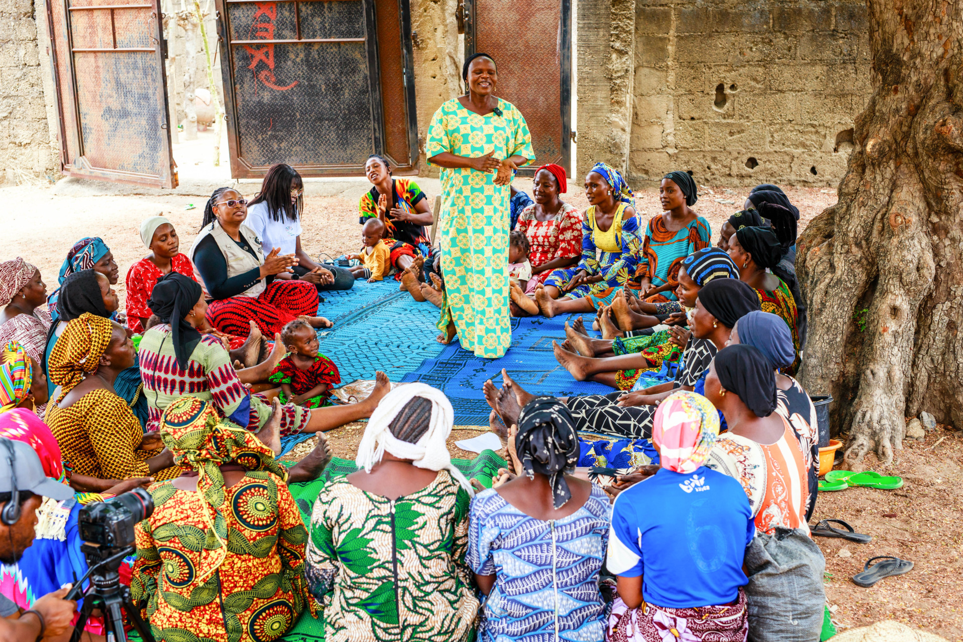 Gruppo di donne nigeriane