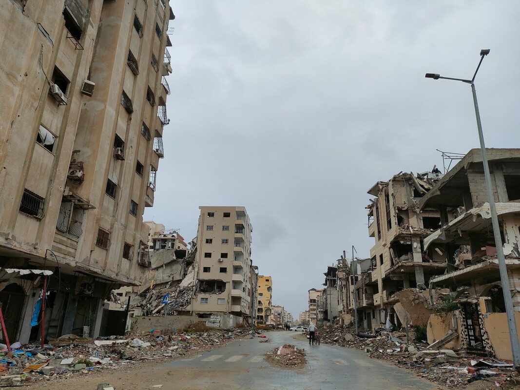 Devastazione a Gaza City